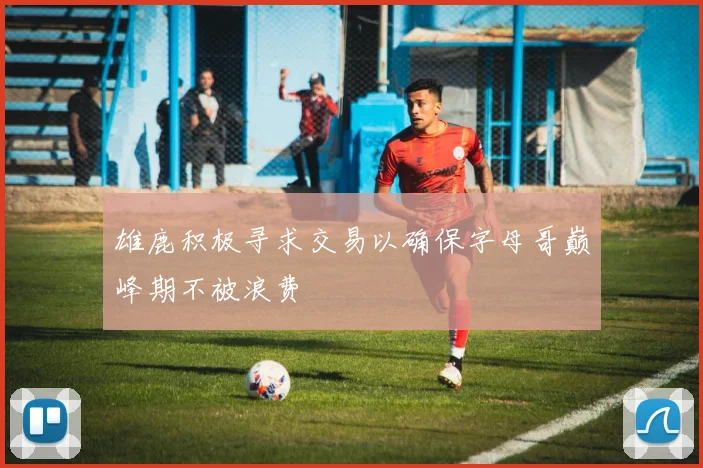 雄鹿积极寻求交易以确保字母哥巅峰期不被浪费